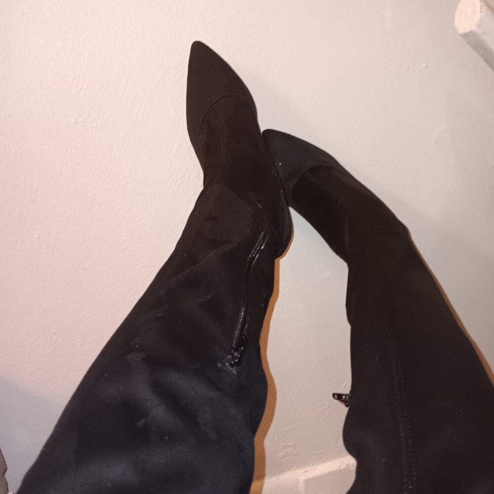 Grown and cute over the knee boots